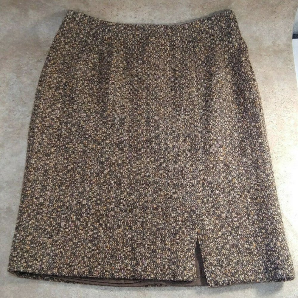 Ann Taylor Loft Womens Size 2 Brown Wool